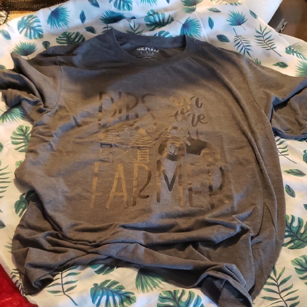 New Gray Graphic T-Shirt